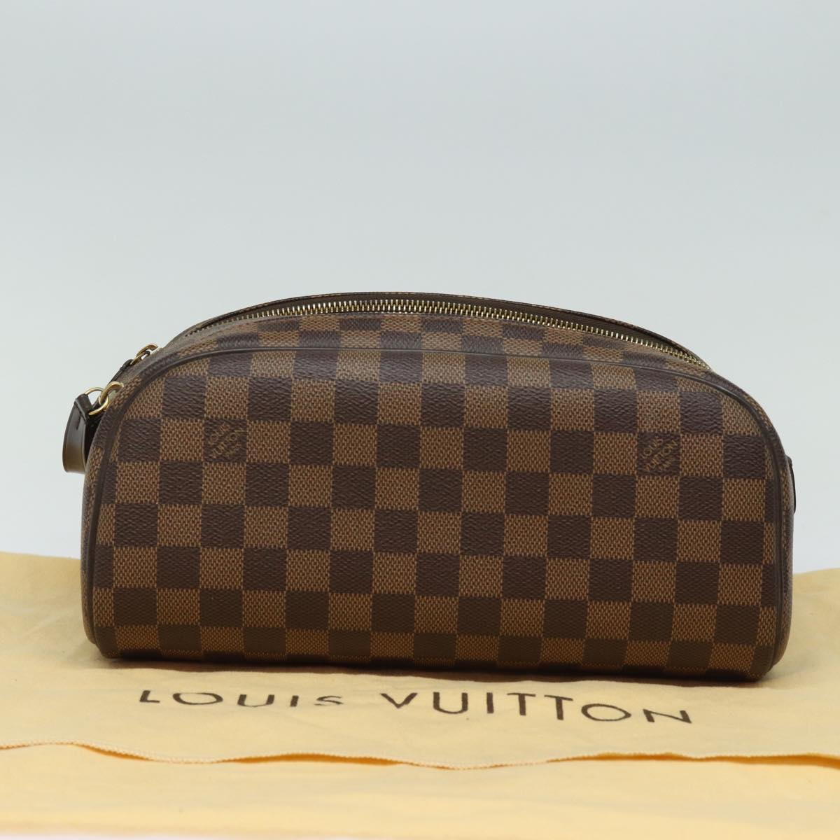 LOUIS VUITTON Damier Ebene Trousse Toilette King Size Pouch N47527 Auth 81413A