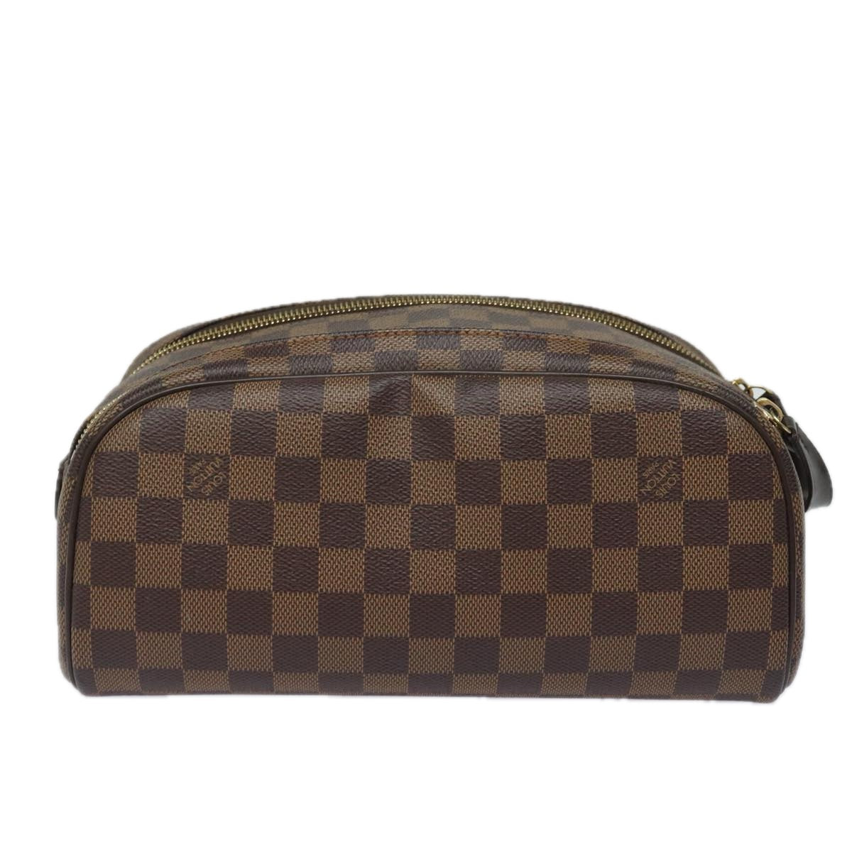 LOUIS VUITTON Damier Ebene Trousse Toilette King Size Pouch N47527 Auth 81413A - 0