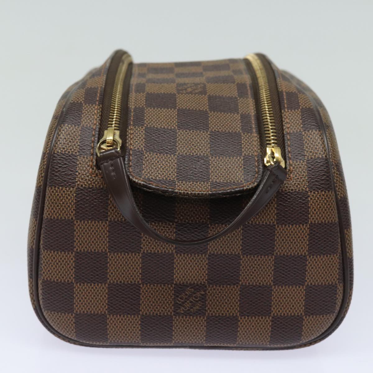 LOUIS VUITTON Damier Ebene Trousse Toilette King Size Pouch N47527 Auth 81413A