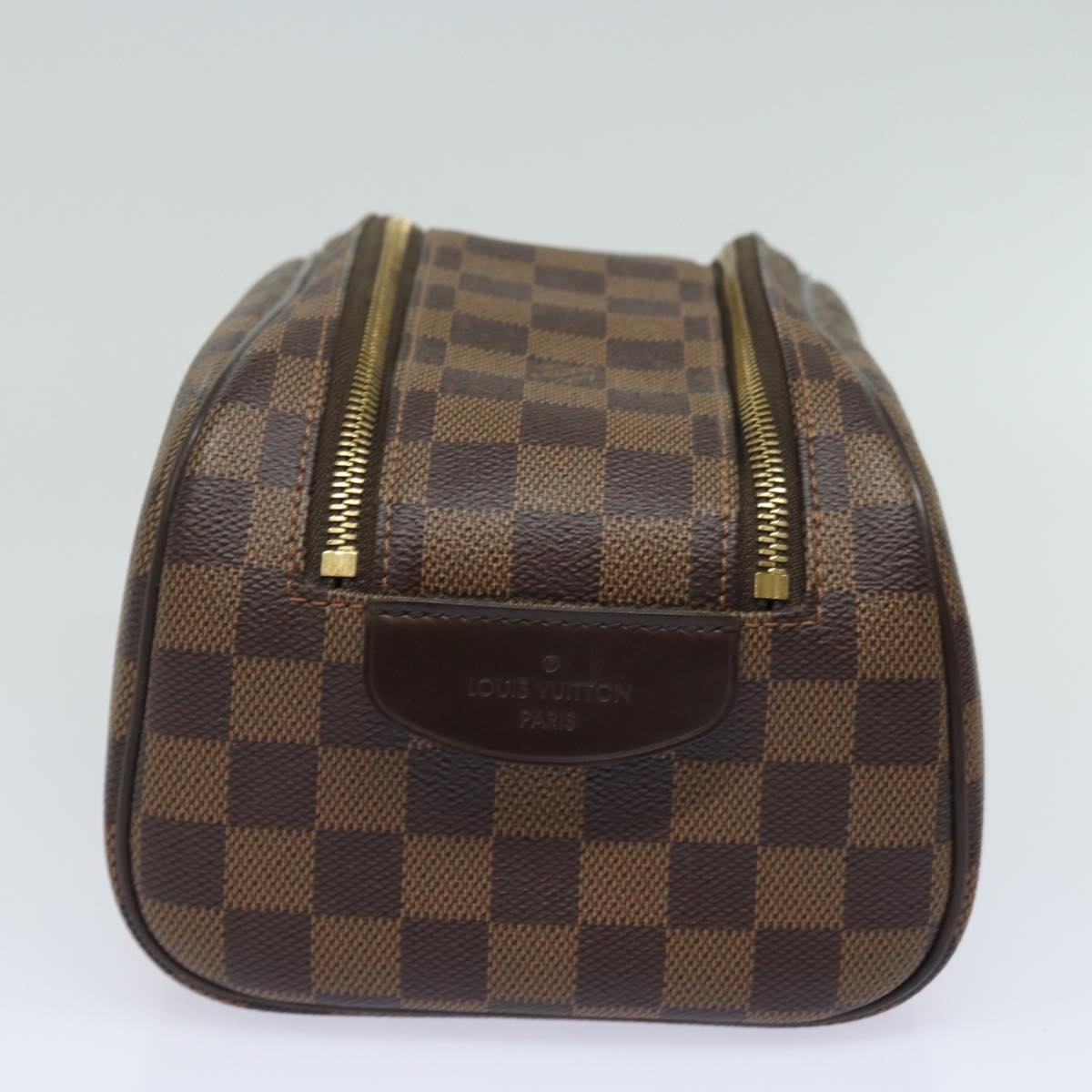 LOUIS VUITTON Damier Ebene Trousse Toilette King Size Pouch N47527 Auth 81413A