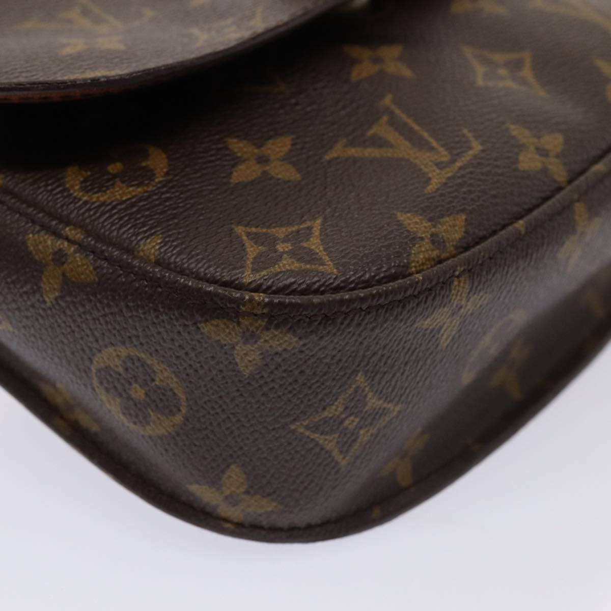 LOUIS VUITTON Monogram Saint Cloud MM Shoulder Bag M51243 LV Auth 81414