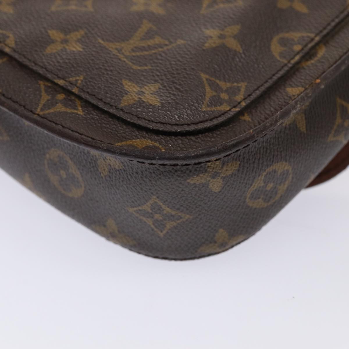 LOUIS VUITTON Monogram Saint Cloud MM Shoulder Bag M51243 LV Auth 81414