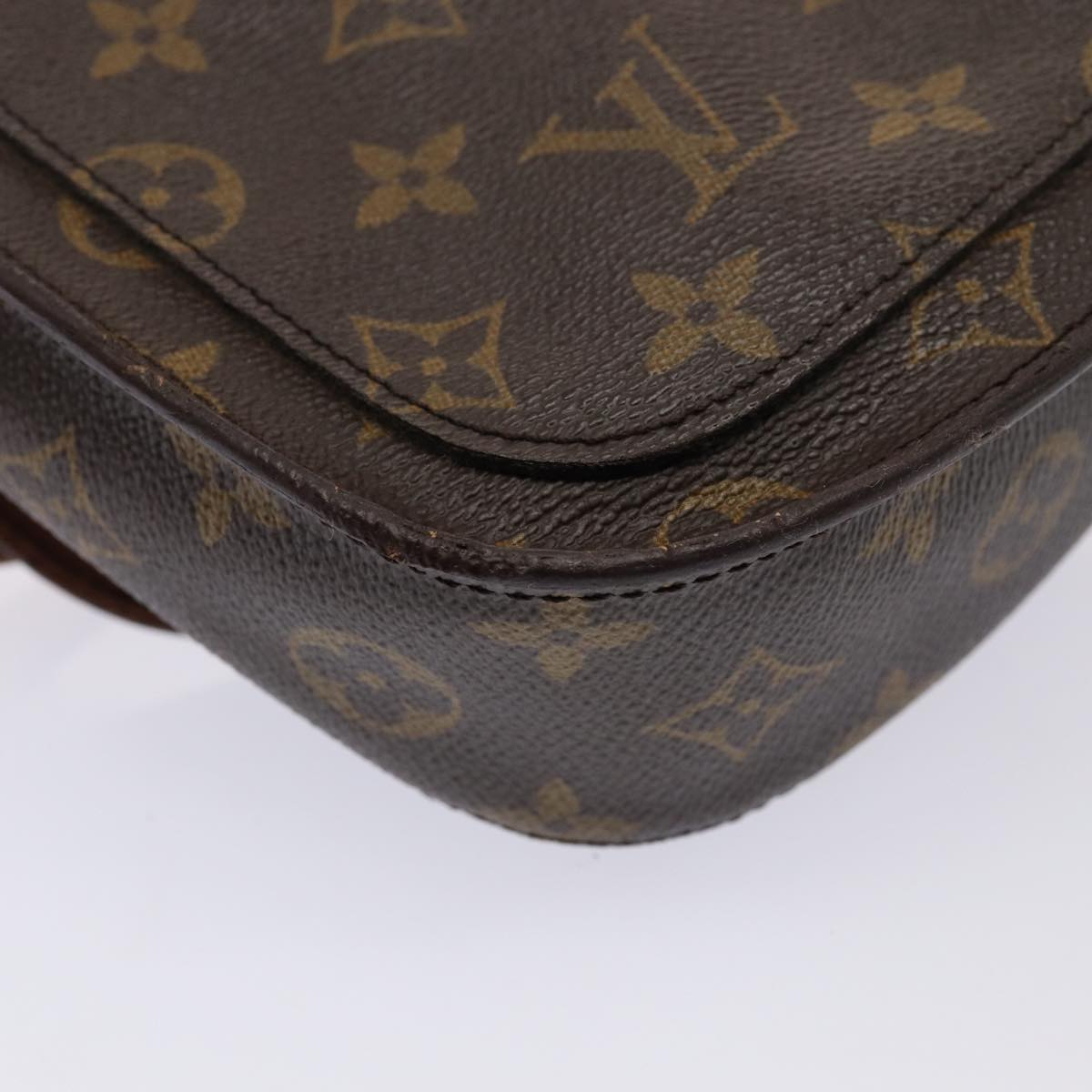 LOUIS VUITTON Monogram Saint Cloud MM Shoulder Bag M51243 LV Auth 81414