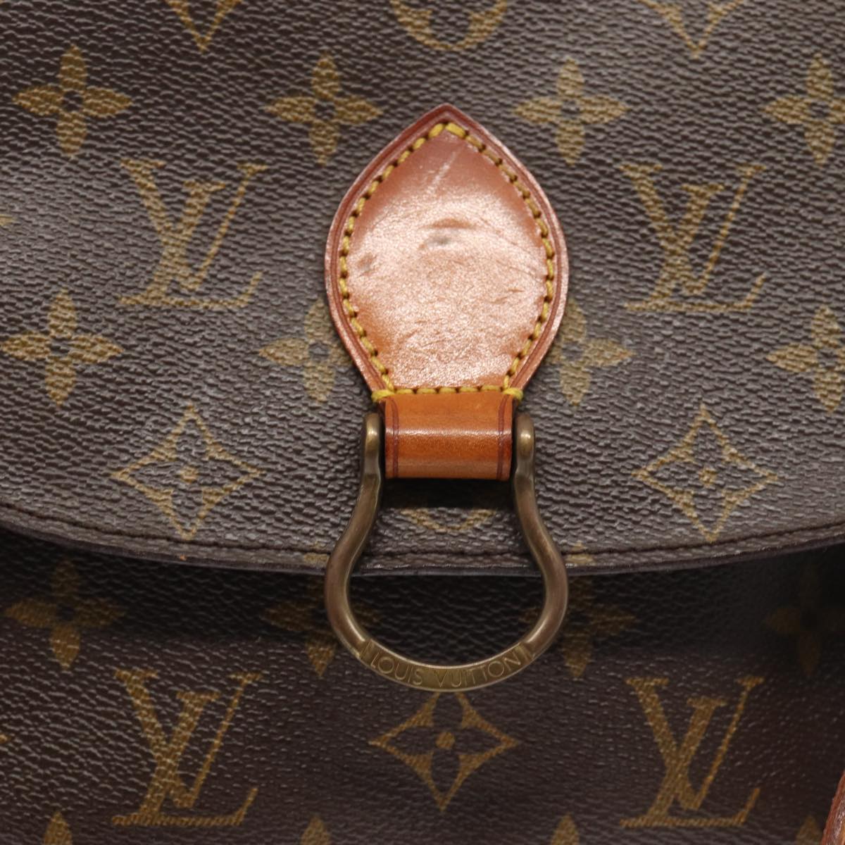 LOUIS VUITTON Monogram Saint Cloud MM Shoulder Bag M51243 LV Auth 81414