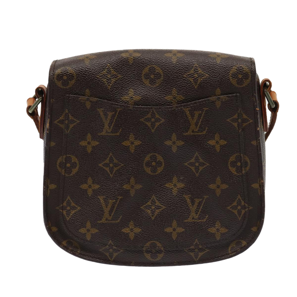 LOUIS VUITTON Monogram Saint Cloud MM Shoulder Bag M51243 LV Auth 81414