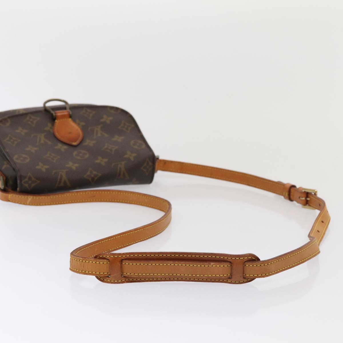 LOUIS VUITTON Monogram Saint Cloud MM Shoulder Bag M51243 LV Auth 81414