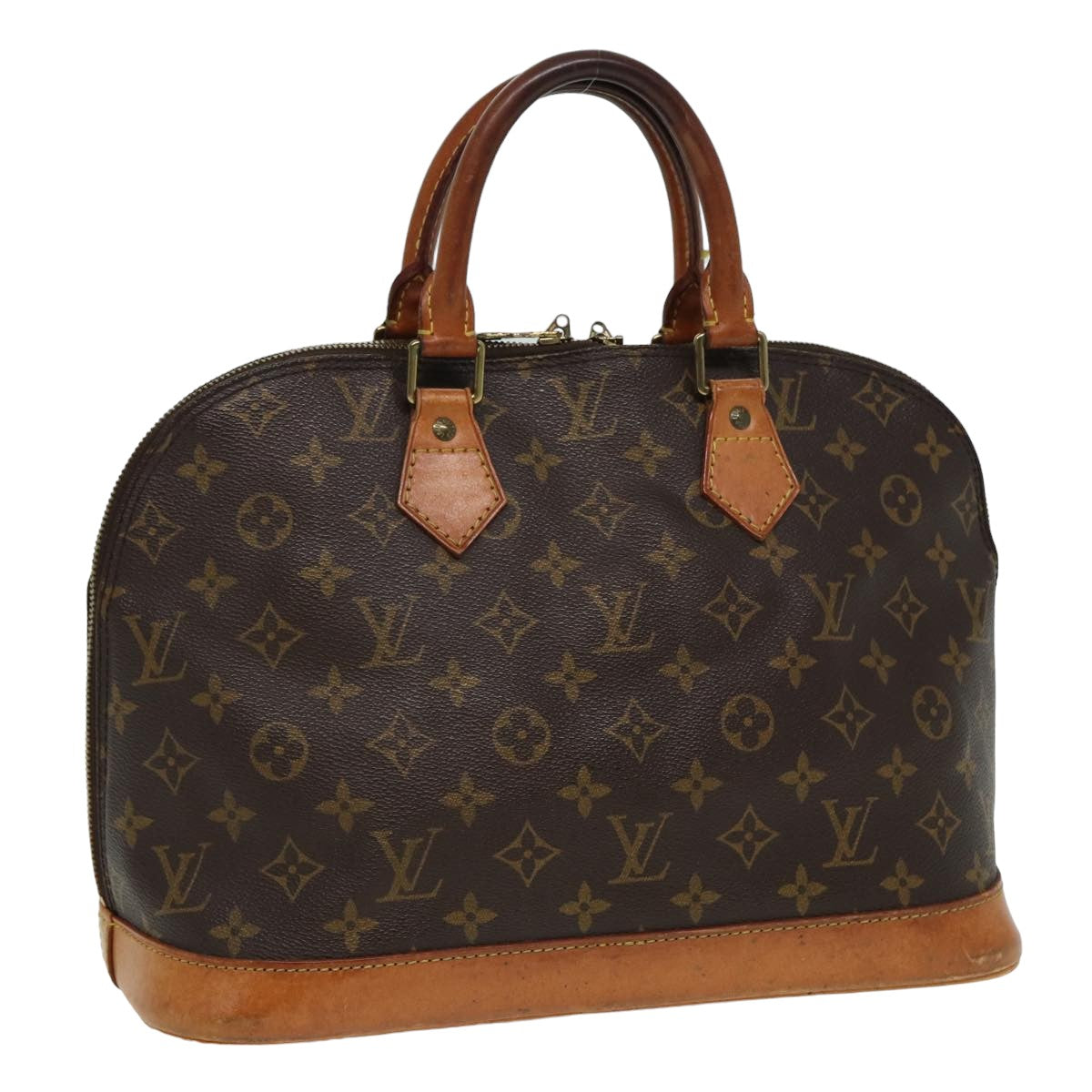 LOUIS VUITTON Monogram Alma Hand Bag M51130 LV Auth 81419