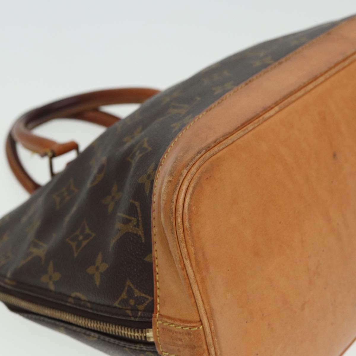 LOUIS VUITTON Monogram Alma Hand Bag M51130 LV Auth 81419