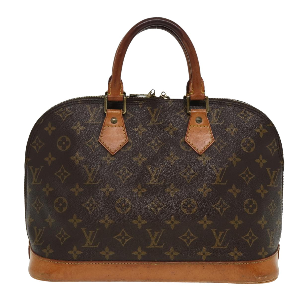 LOUIS VUITTON Monogram Alma Hand Bag M51130 LV Auth 81419