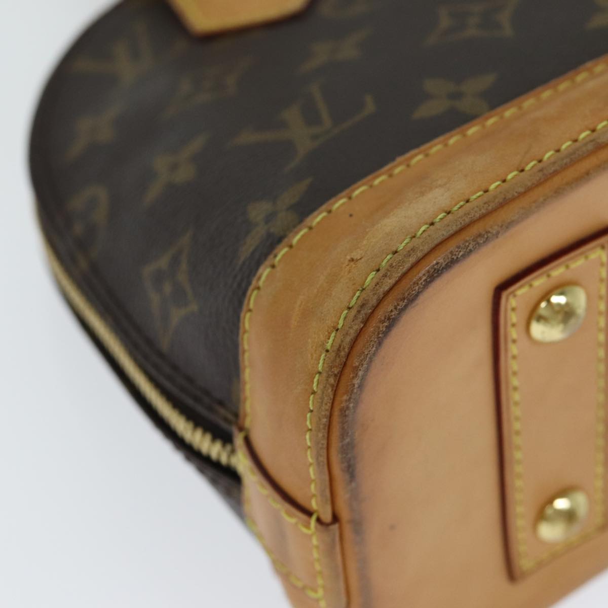 LOUIS VUITTON Monogram Alma BB Hand Bag 2way M53152 LV Auth 81420