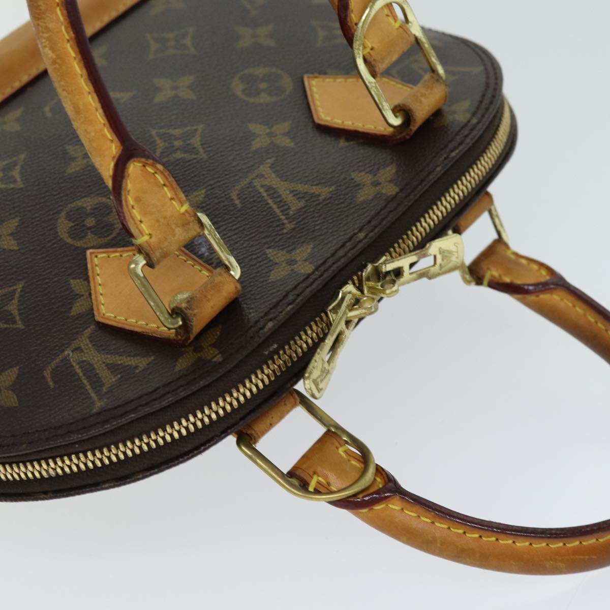 LOUIS VUITTON Monogram Alma BB Hand Bag 2way M53152 LV Auth 81420