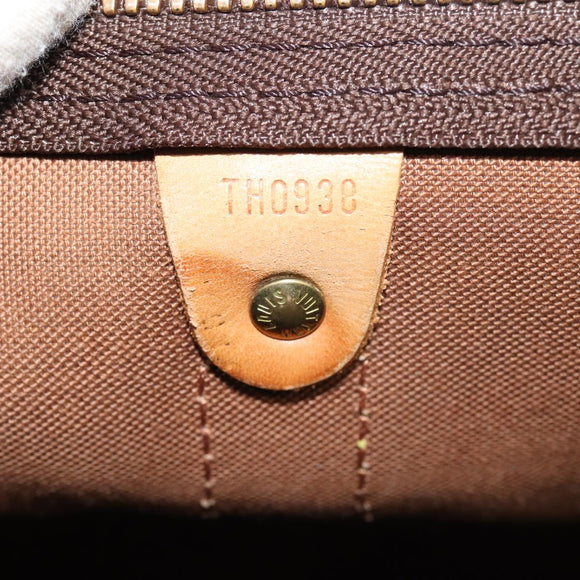 LOUIS VUITTON Monogram Keepall Bandouliere 60 Boston Bag M41412 LV Auth 81426