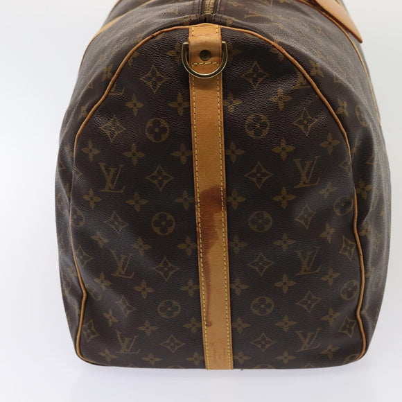 LOUIS VUITTON Monogram Keepall Bandouliere 60 Boston Bag M41412 LV Auth 81426