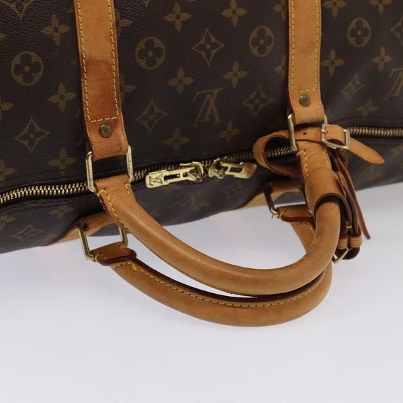 LOUIS VUITTON Monogram Keepall Bandouliere 60 Boston Bag M41412 LV Auth 81426
