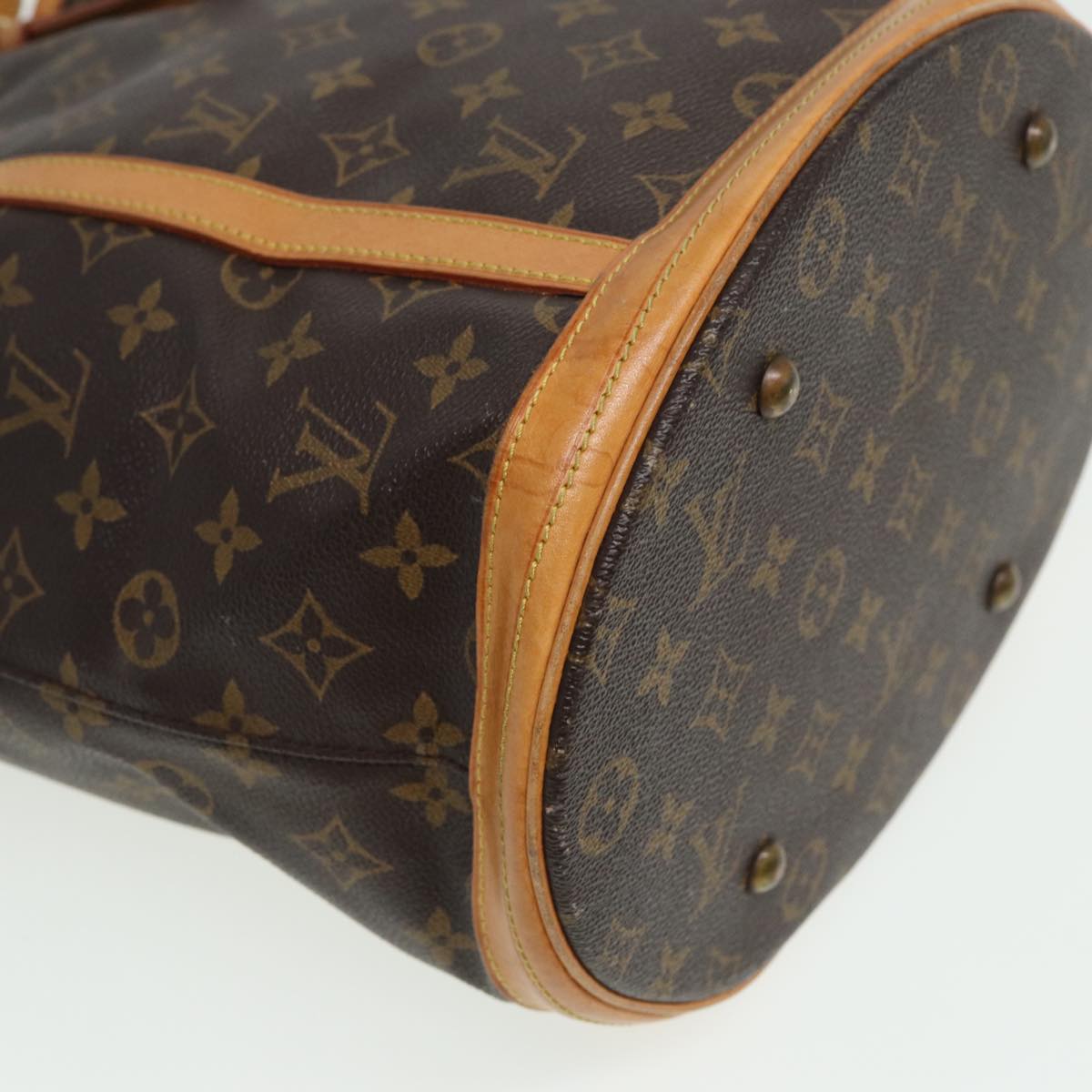 LOUIS VUITTON Monogram Bucket GM Shoulder Bag M42236 LV Auth 81429