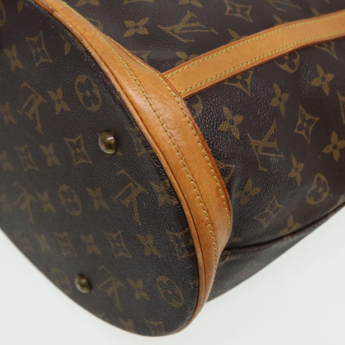 LOUIS VUITTON Monogram Bucket GM Shoulder Bag M42236 LV Auth 81429