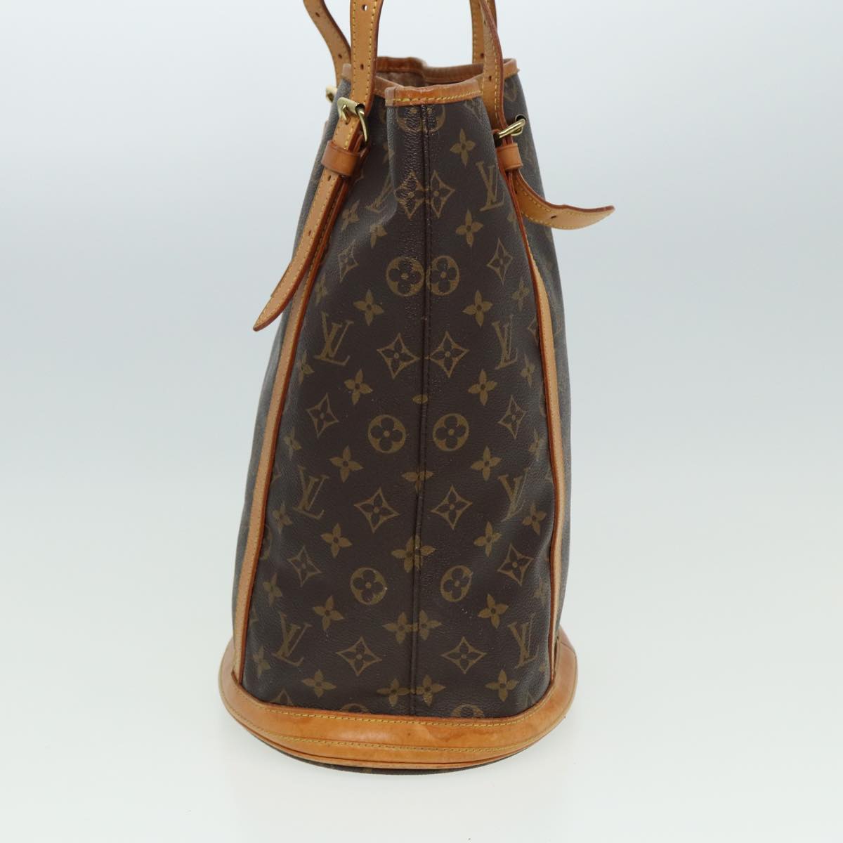 LOUIS VUITTON Monogram Bucket GM Shoulder Bag M42236 LV Auth 81429