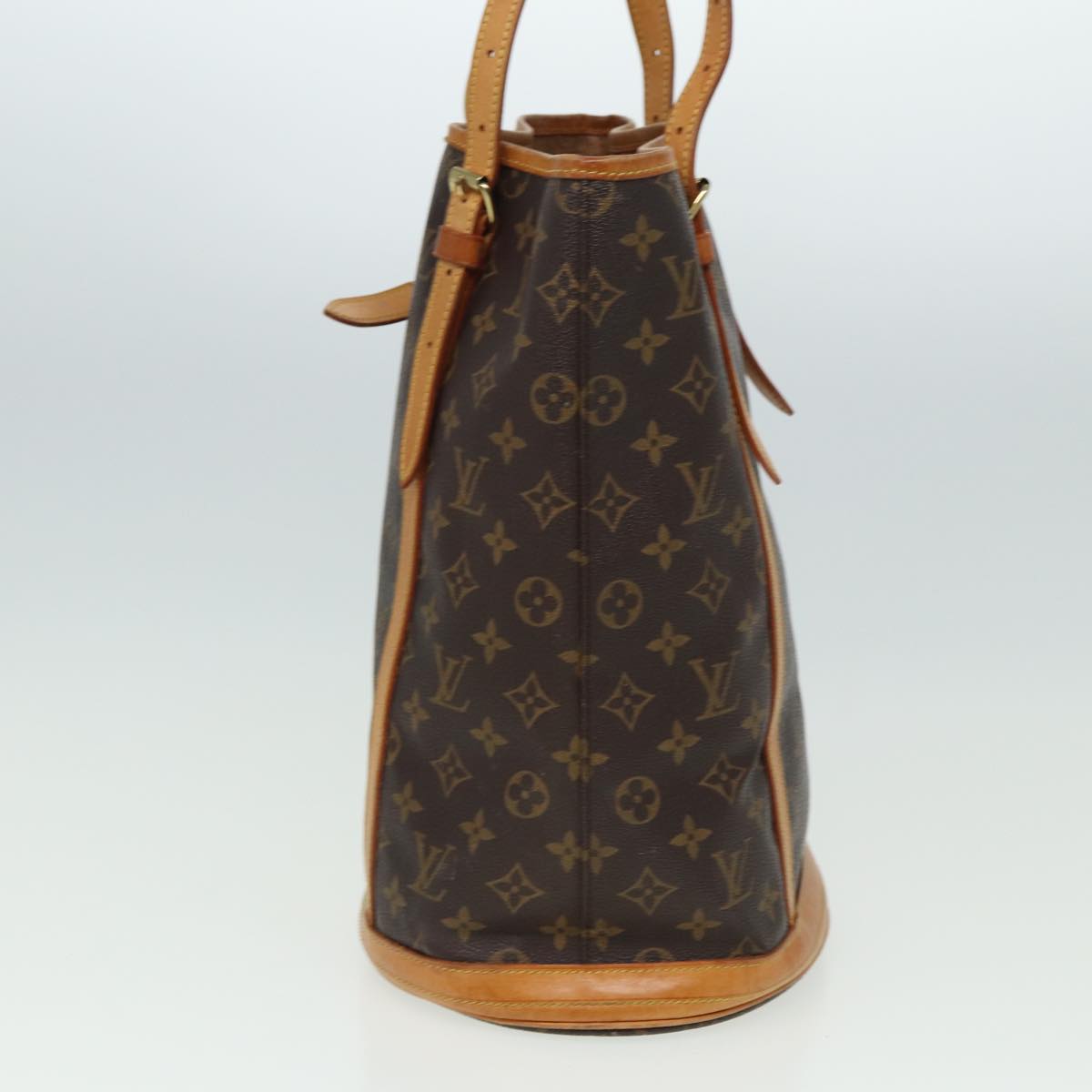 LOUIS VUITTON Monogram Bucket GM Shoulder Bag M42236 LV Auth 81429