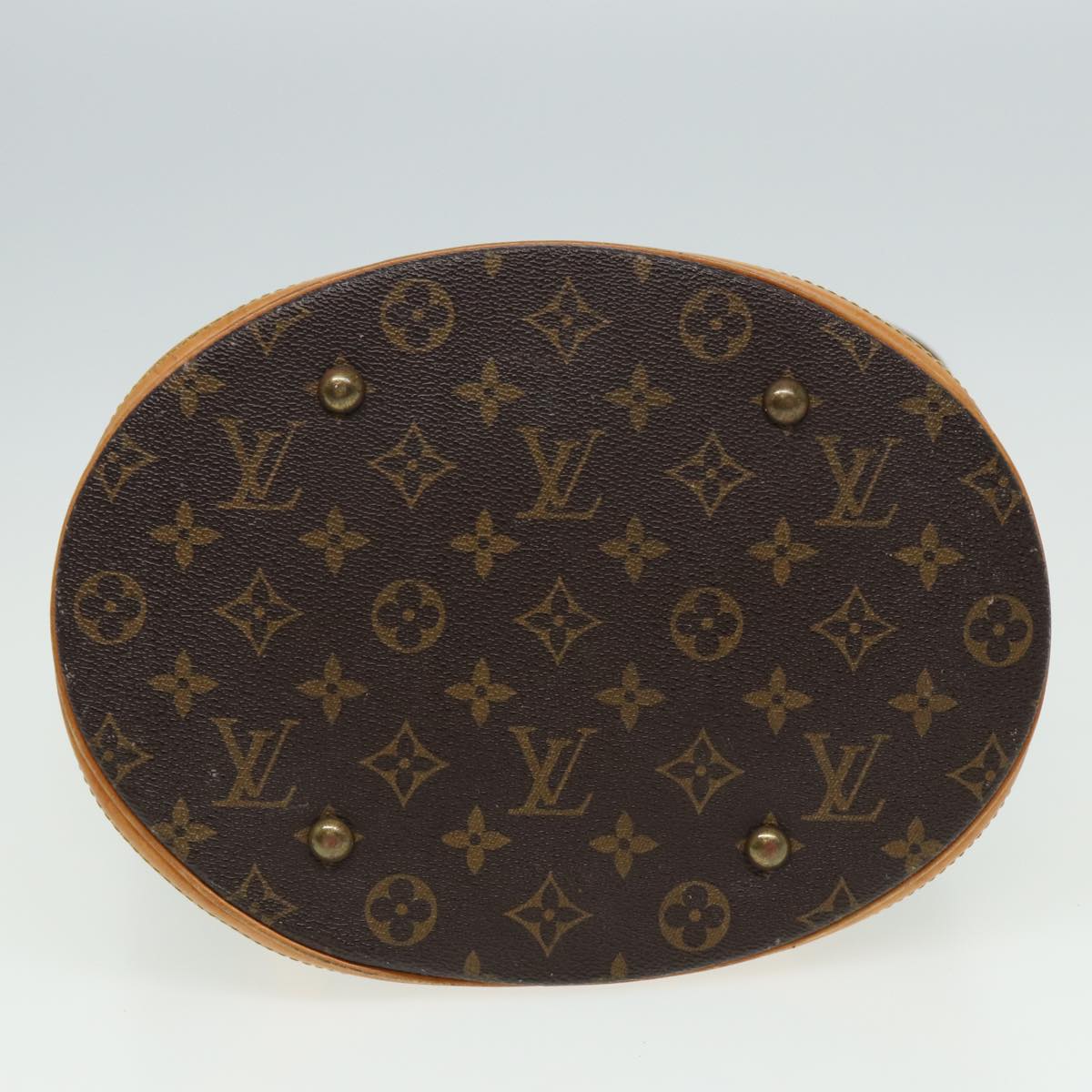 LOUIS VUITTON Monogram Bucket GM Shoulder Bag M42236 LV Auth 81429