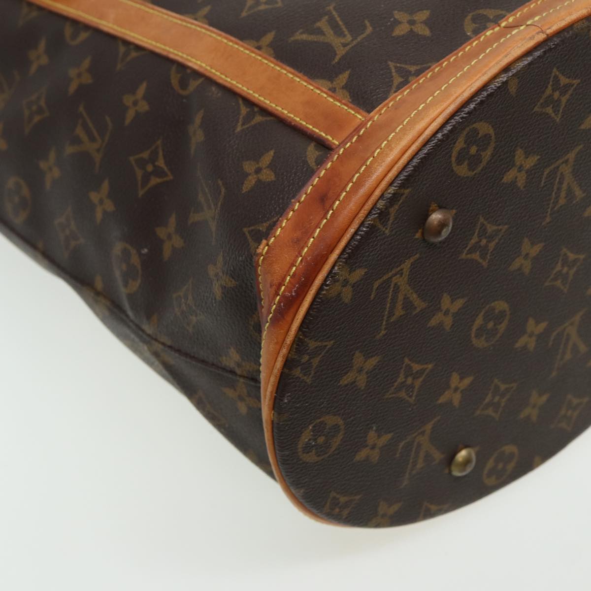 LOUIS VUITTON Monogram Bucket GM Shoulder Bag M42236 LV Auth 81430