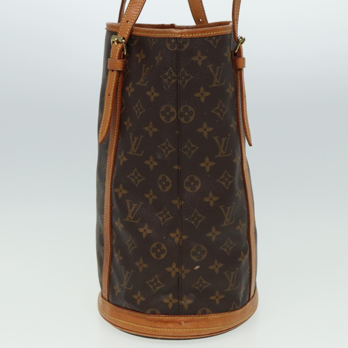 LOUIS VUITTON Monogram Bucket GM Shoulder Bag M42236 LV Auth 81430