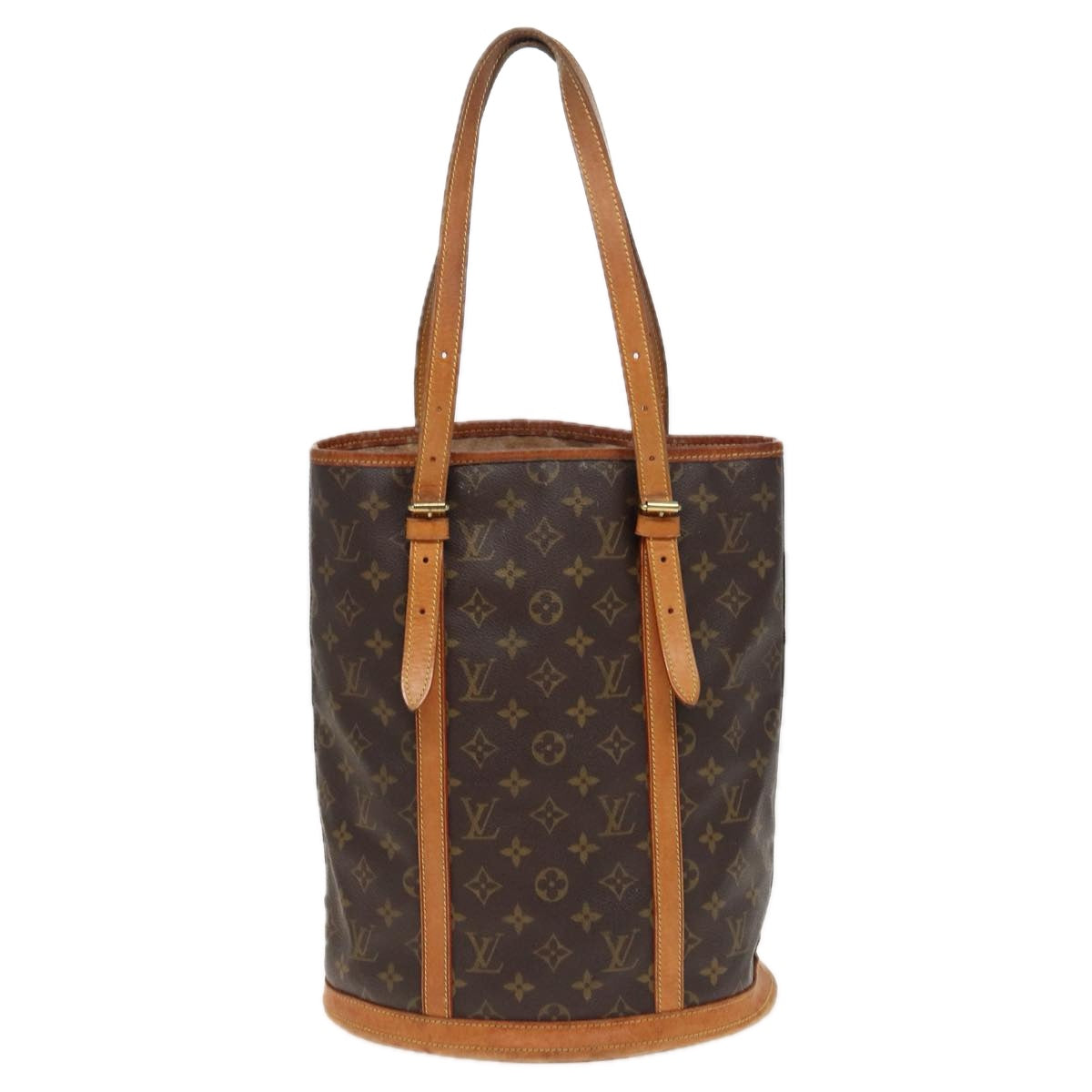 LOUIS VUITTON Monogram Bucket GM Shoulder Bag M42236 LV Auth 81431