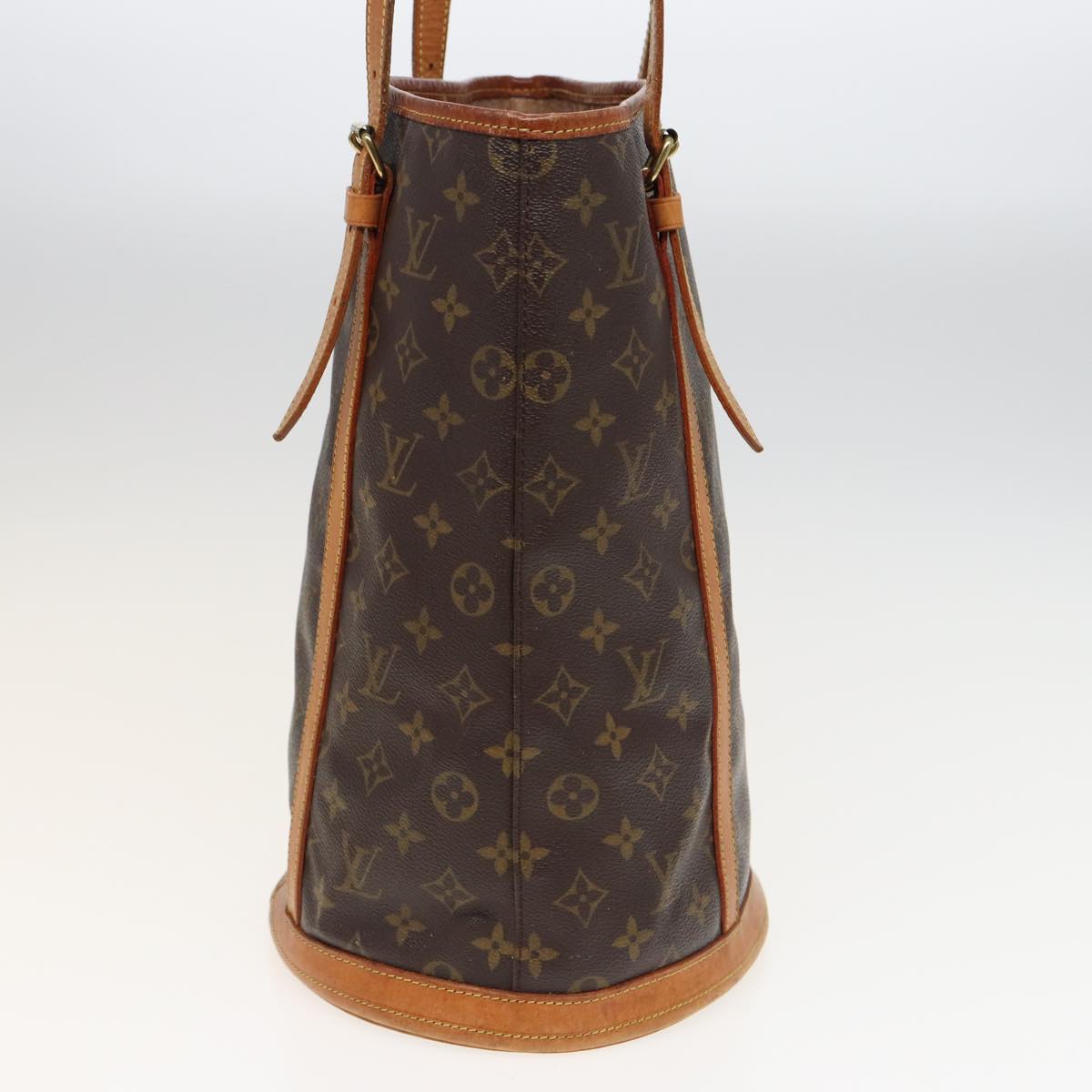 LOUIS VUITTON Monogram Bucket GM Shoulder Bag M42236 LV Auth 81431