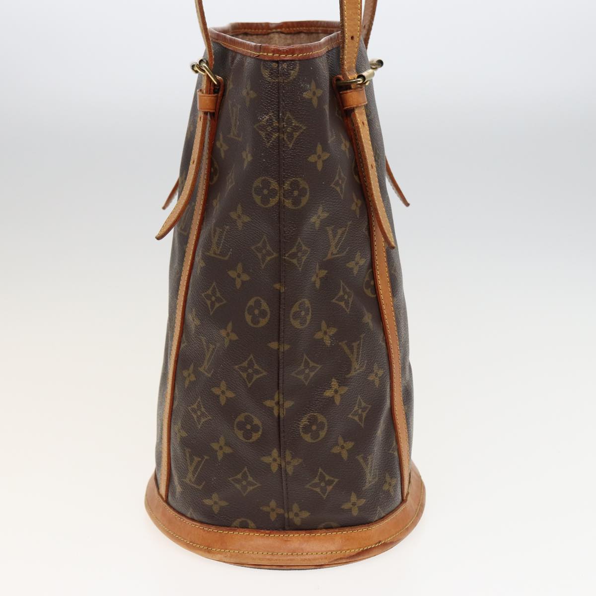 LOUIS VUITTON Monogram Bucket GM Shoulder Bag M42236 LV Auth 81431