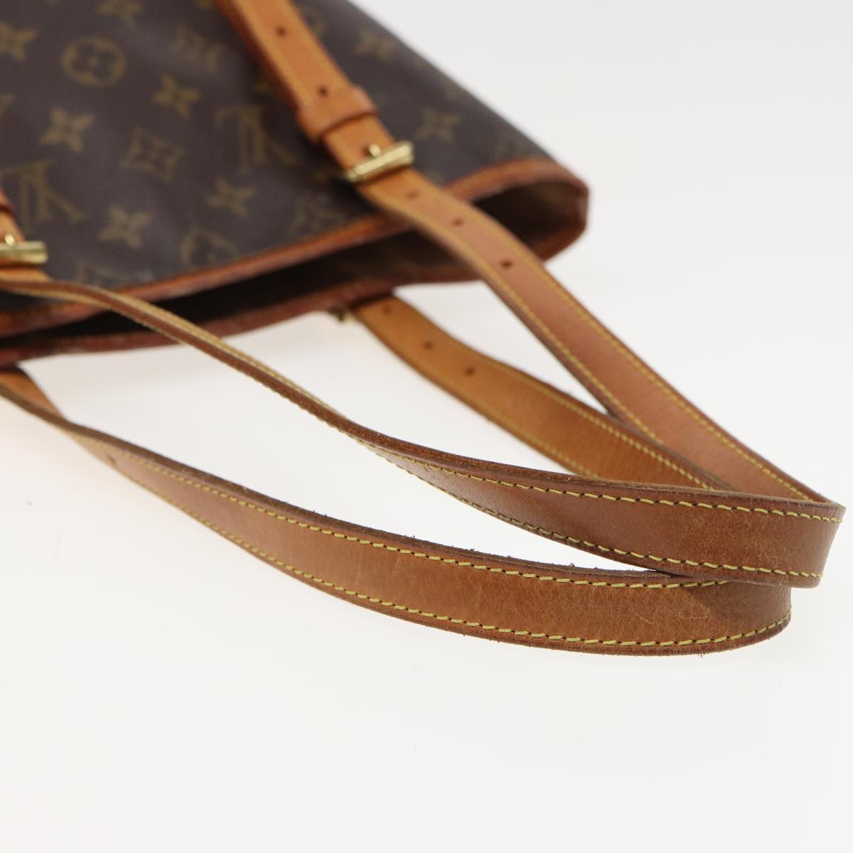 LOUIS VUITTON Monogram Bucket GM Shoulder Bag M42236 LV Auth 81431