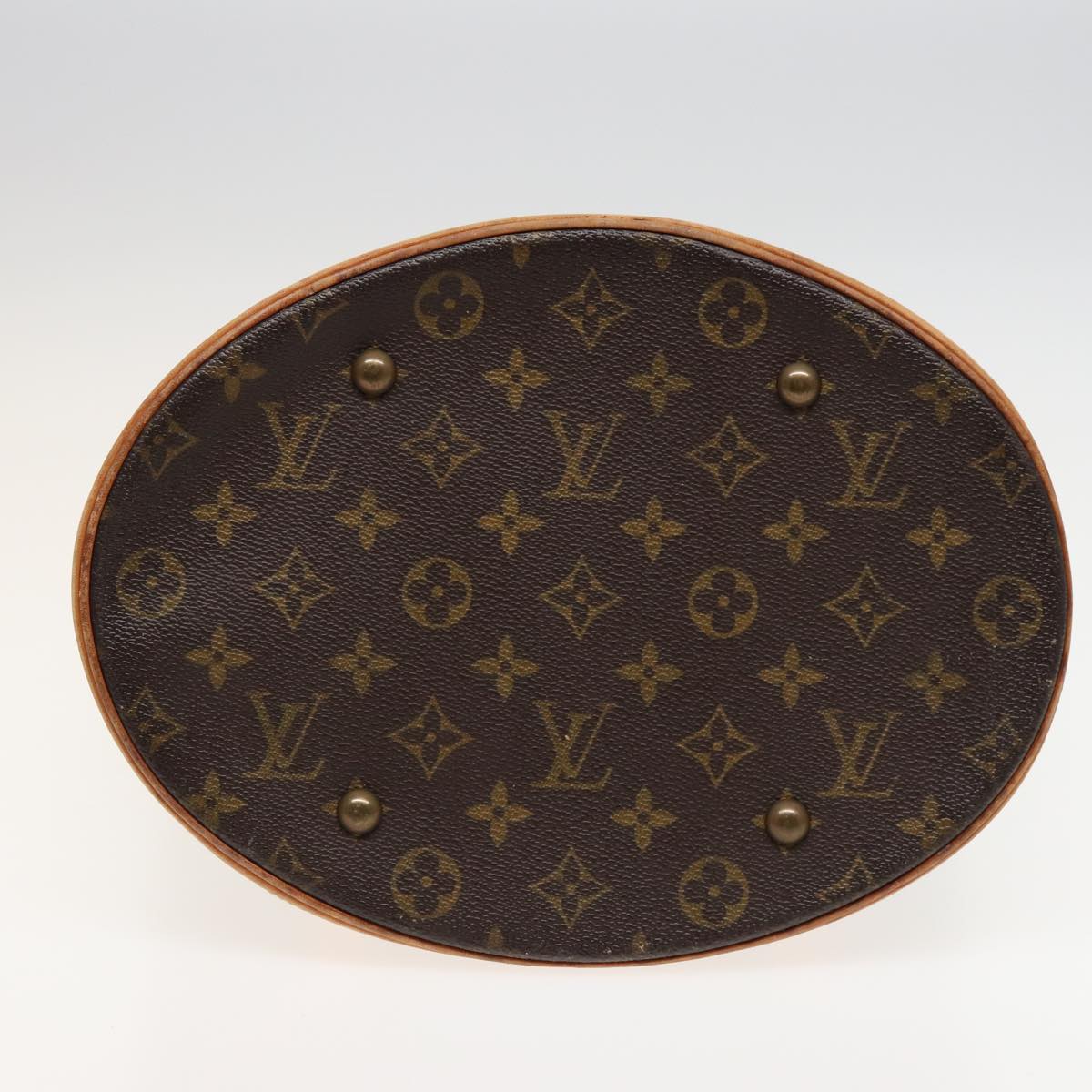 LOUIS VUITTON Monogram Bucket GM Shoulder Bag M42236 LV Auth 81431