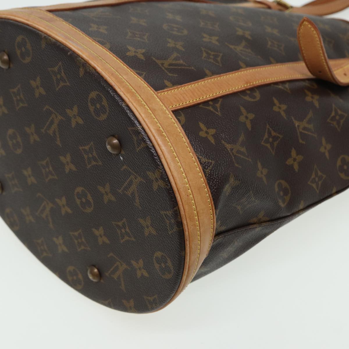 LOUIS VUITTON Monogram Bucket GM Shoulder Bag M42236 LV Auth 81432