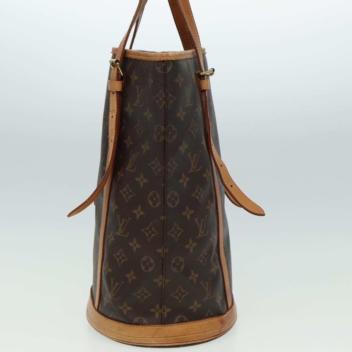 LOUIS VUITTON Monogram Bucket GM Shoulder Bag M42236 LV Auth 81432