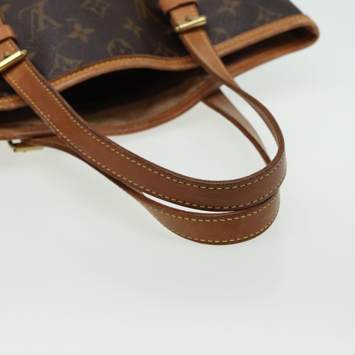 LOUIS VUITTON Monogram Bucket GM Shoulder Bag M42236 LV Auth 81432