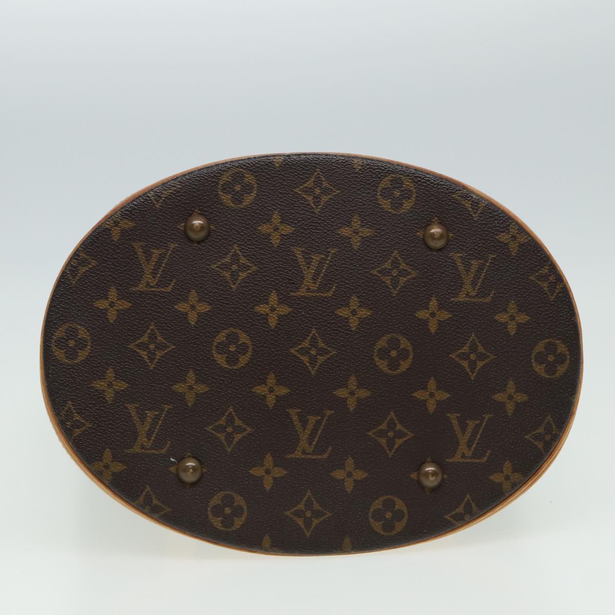 LOUIS VUITTON Monogram Bucket GM Shoulder Bag M42236 LV Auth 81432