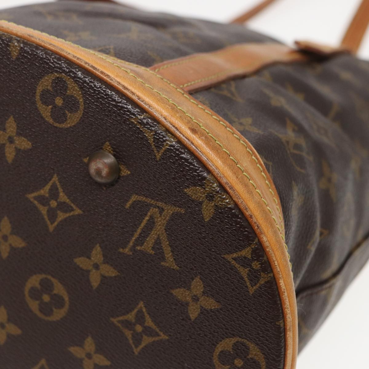 LOUIS VUITTON Monogram Bucket GM Shoulder Bag M42236 LV Auth 81433