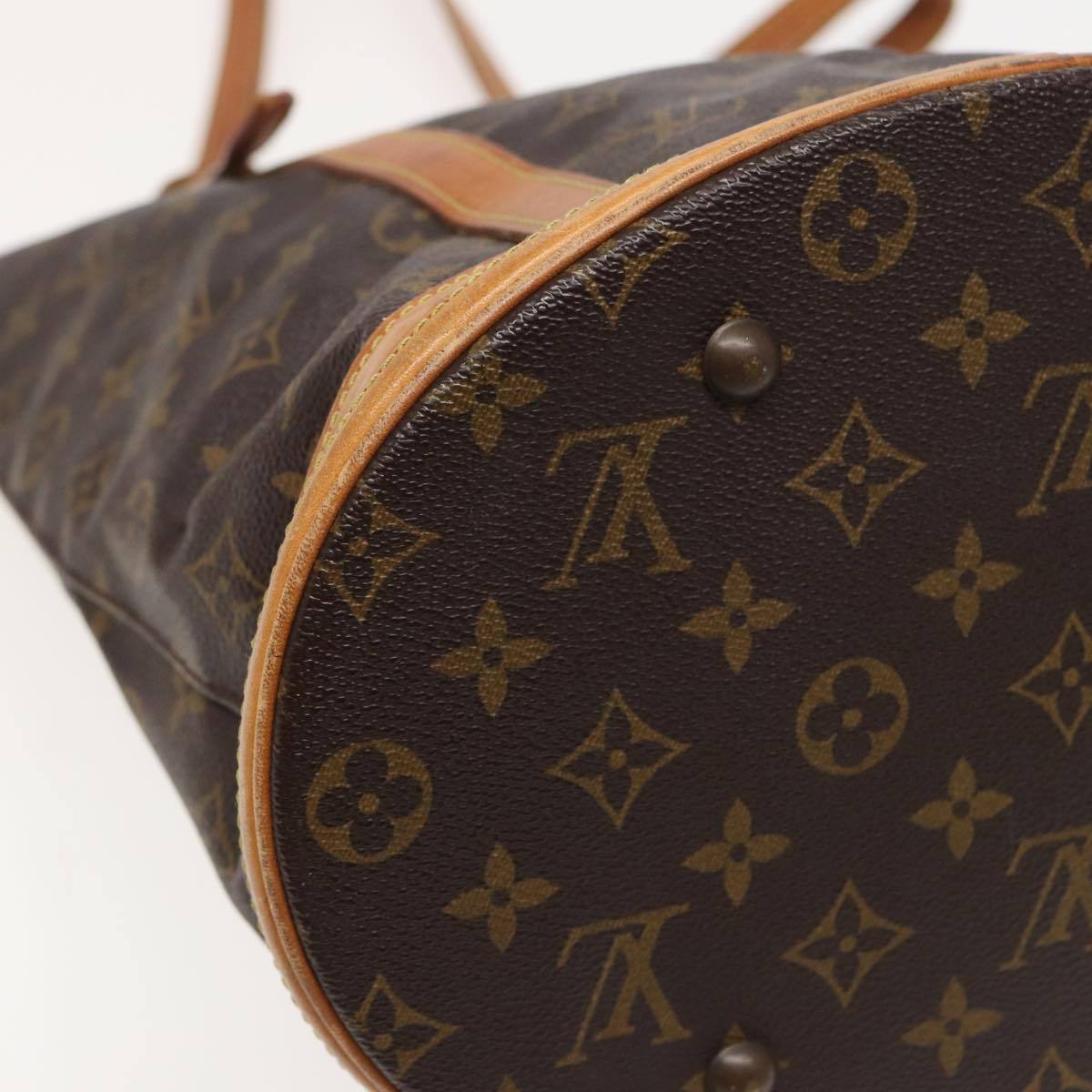 LOUIS VUITTON Monogram Bucket GM Shoulder Bag M42236 LV Auth 81433