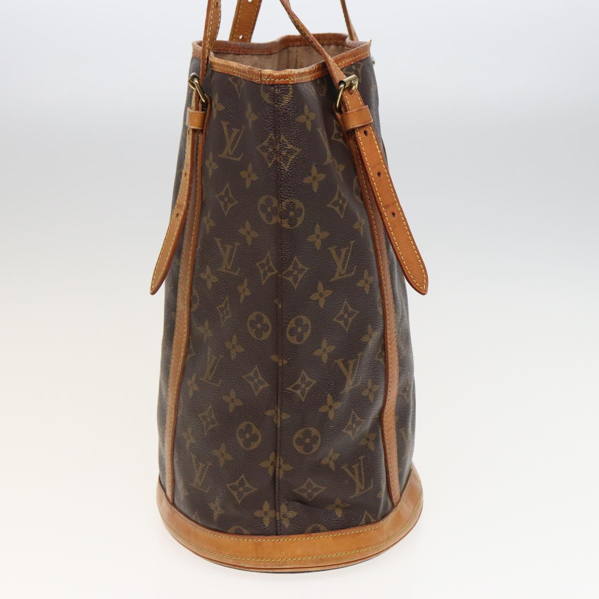 LOUIS VUITTON Monogram Bucket GM Shoulder Bag M42236 LV Auth 81433