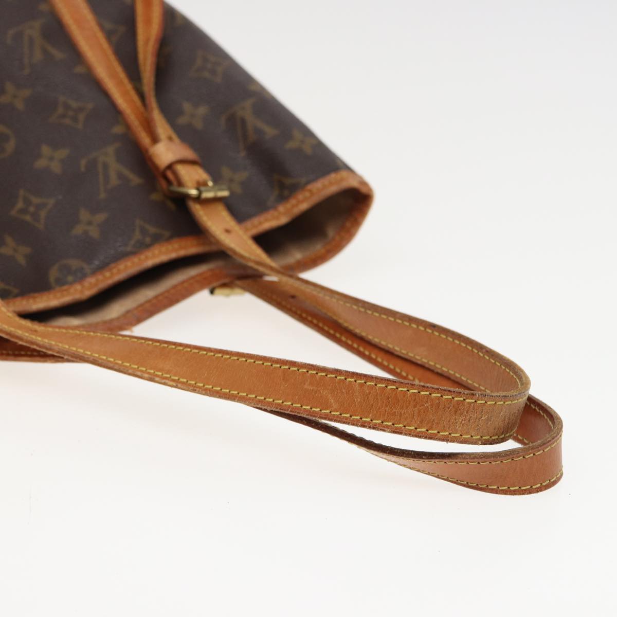 LOUIS VUITTON Monogram Bucket GM Shoulder Bag M42236 LV Auth 81433