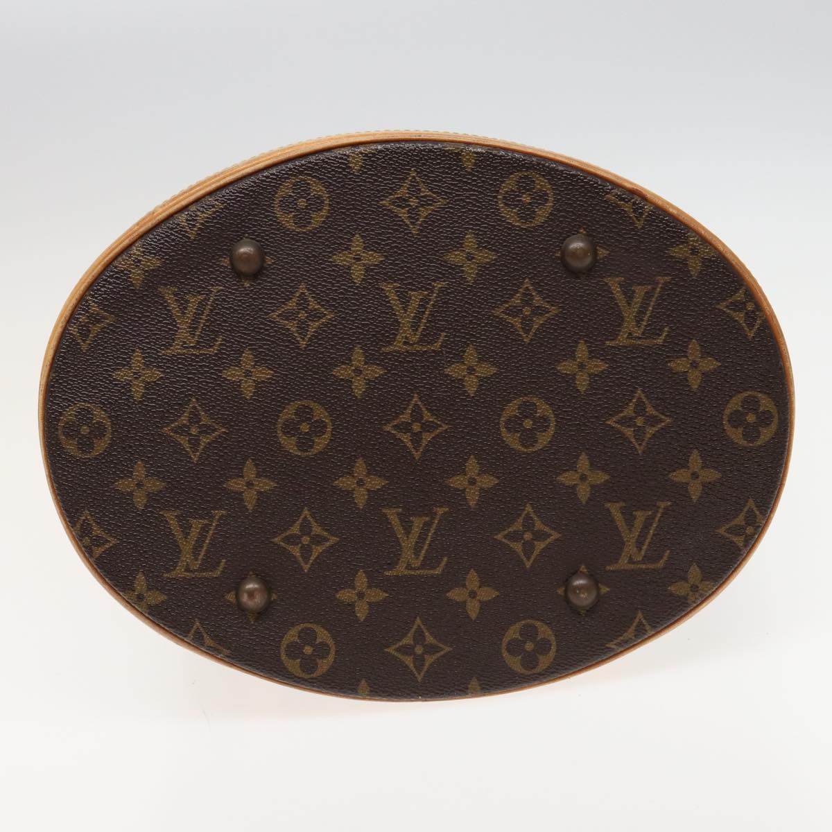 LOUIS VUITTON Monogram Bucket GM Shoulder Bag M42236 LV Auth 81433