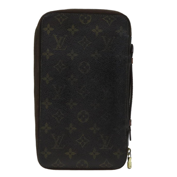 LOUIS VUITTON Monogram Poche Escapade Travel Case M60113 LV Auth 81473