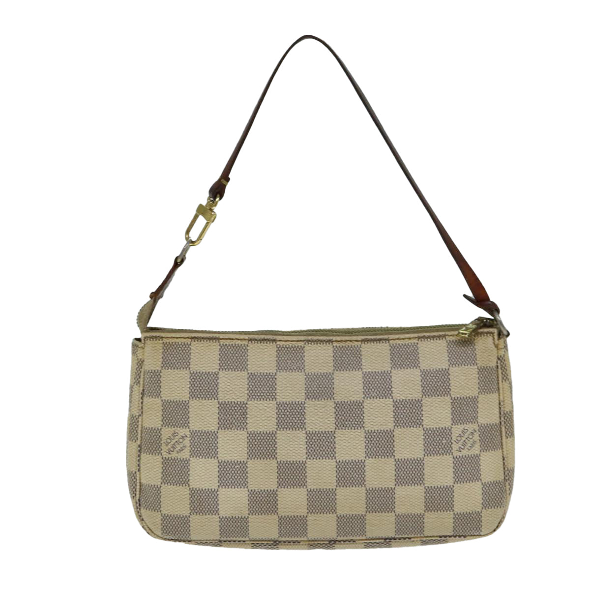 LOUIS VUITTON Damier Azur Pochette Accessoires Pouch N51986 LV Auth 81474 - 0