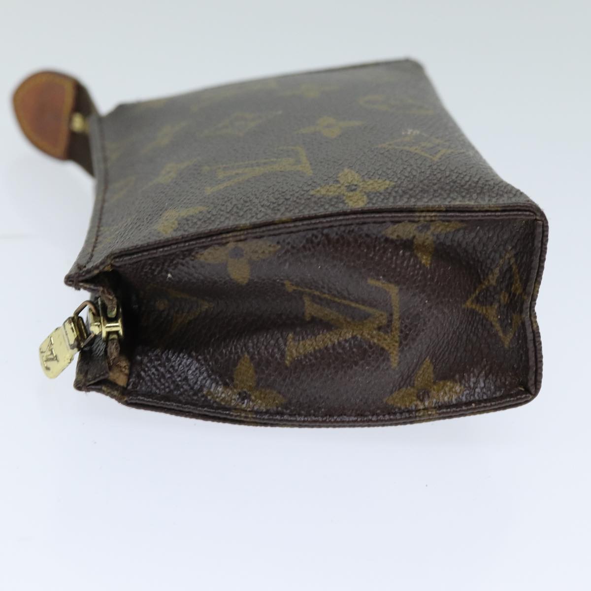 LOUIS VUITTON Monogram Poche Toilette 15 Pouch M47546 LV Auth 81479