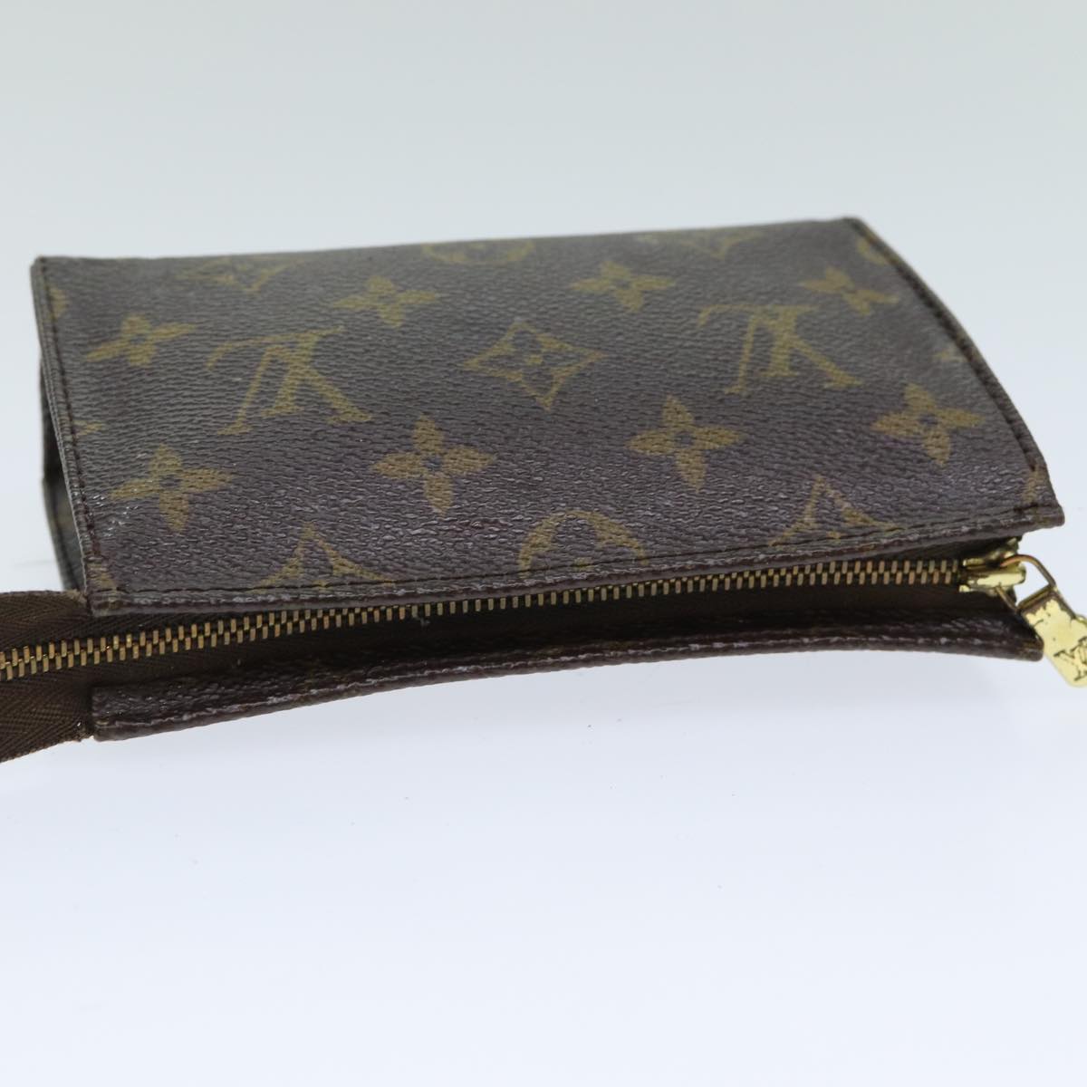 LOUIS VUITTON Monogram Poche Toilette 15 Pouch M47546 LV Auth 81479