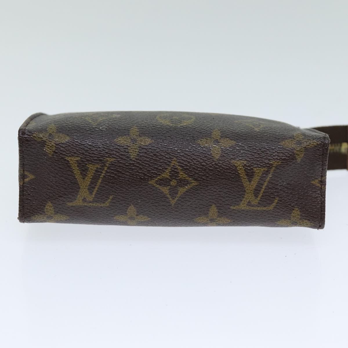 LOUIS VUITTON Monogram Poche Toilette 15 Pouch M47546 LV Auth 81479