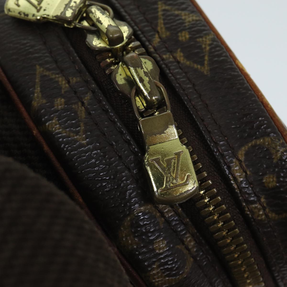 LOUIS VUITTON Monogram Pochette Gange Shoulder Bag M51870 LV Auth 81493