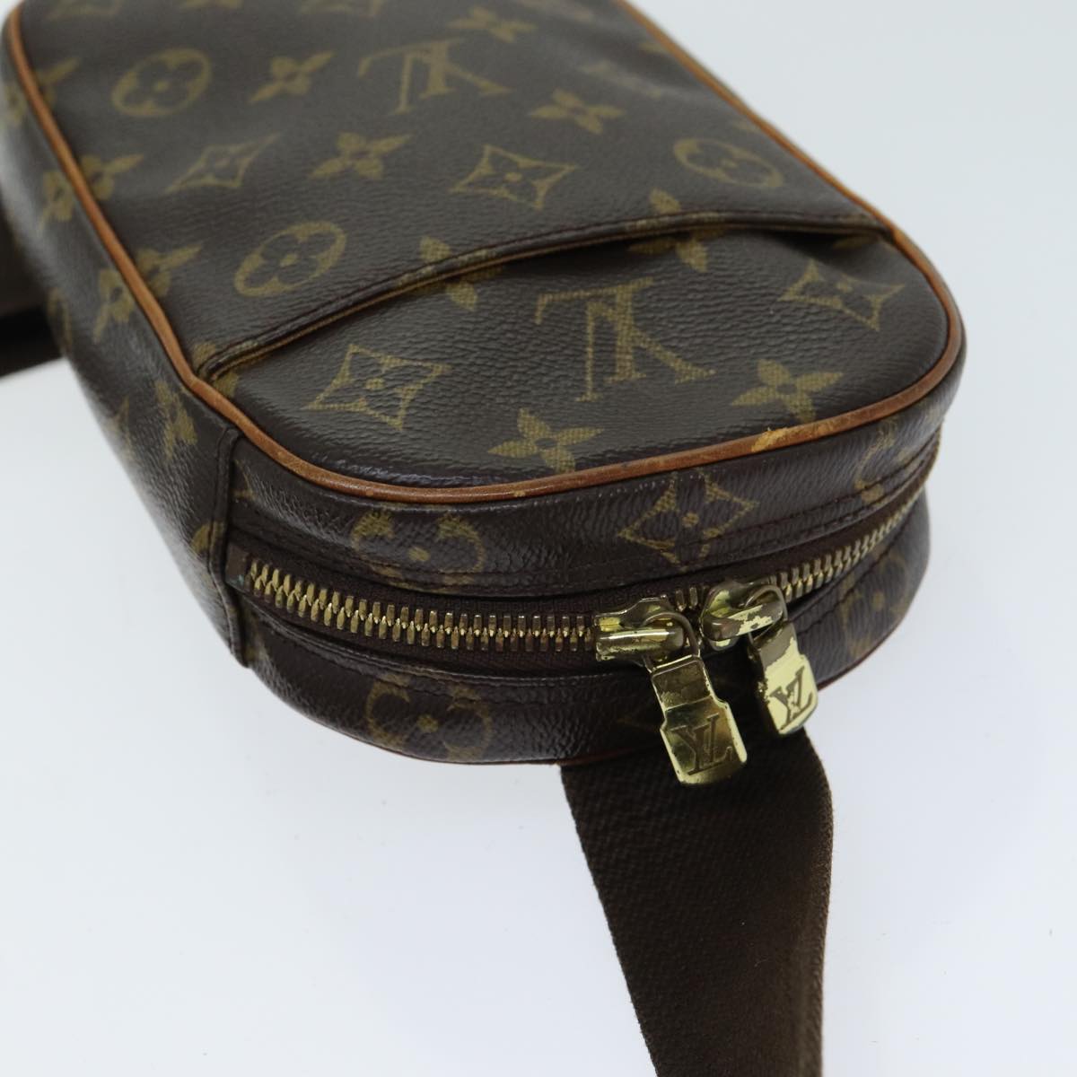 LOUIS VUITTON Monogram Pochette Gange Shoulder Bag M51870 LV Auth 81493