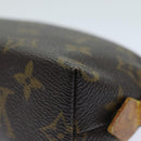 LOUIS VUITTON Monogram Pochette Cosmetic PM Cosmetic Pouch M47515 LV Auth 81496-15