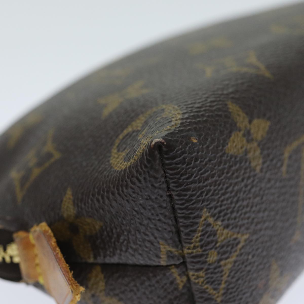 LOUIS VUITTON Monogram Pochette Cosmetic PM Cosmetic Pouch M47515 LV Auth 81496