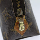 LOUIS VUITTON Monogram Pochette Cosmetic PM Cosmetic Pouch M47515 LV Auth 81496-9