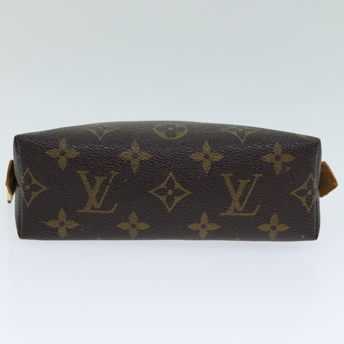 LOUIS VUITTON Monogram Pochette Cosmetic PM Cosmetic Pouch M47515 LV Auth 81496